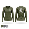 V3/7 Women's Long Sleeve V-neck Shirt - 1