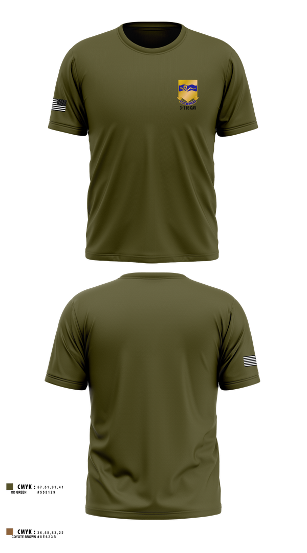 Old School Cotton Feel Shirt, 3-116 CAV, , Teamtime, Team time, sublimation, custom sports apparel, team uniforms, spirit wear, spiritwear, sports uniforms, custom shirts, team store, custom team store, fundraiser sports, apparel fundraiser