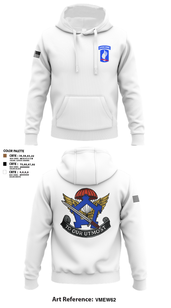 Hoodie, HHC, Brigade Support Battalion 173D IBCT(A), , Teamtime, Team time, sublimation, custom sports apparel, team uniforms, spirit wear, spiritwear, sports uniforms, custom shirts, team store, custom team store, fundraiser sports, apparel fundraiser
