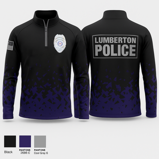 Quarter Zip Jacket, LUMBERTON POLICE, , Teamtime, Team time, sublimation, custom sports apparel, team uniforms, spirit wear, spiritwear, sports uniforms, custom shirts, team store, custom team store, fundraiser sports, apparel fundraiser