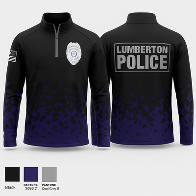 LUMBERTON POLICE 73149623 Quarter Zip Jacket - 101