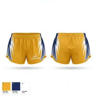 Womens Shorts, BPR Lightning, Baseball, Teamtime, Team time, sublimation, custom sports apparel, team uniforms, spirit wear, spiritwear, sports uniforms, custom shirts, team store, custom team store, fundraiser sports, apparel fundraiser