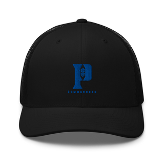 Perry High School Commodores Retro Trucker Hat | Yupoong 6606