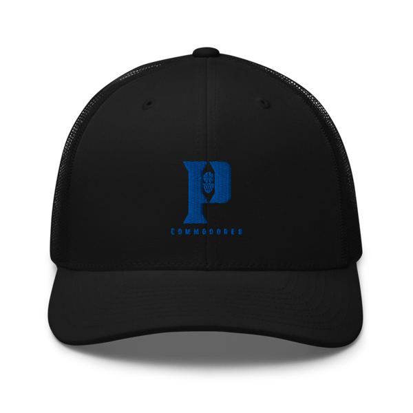 Perry High School Commodores Retro Trucker Hat | Yupoong 6606