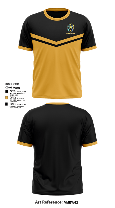 Elite Golden Lions 24741993 Short Sleeve Performance Shirt - 1