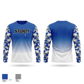Long Sleeve Performance Shirt, Storm, Baseball, Teamtime, Team time, sublimation, custom sports apparel, team uniforms, spirit wear, spiritwear, sports uniforms, custom shirts, team store, custom team store, fundraiser sports, apparel fundraiser