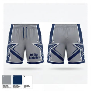Athletic Shorts With Pockets, Tri Star Athletics, Men's Basketball, Teamtime, Team time, sublimation, custom sports apparel, team uniforms, spirit wear, spiritwear, sports uniforms, custom shirts, team store, custom team store, fundraiser sports, apparel fundraiser