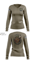 Recruiting & Retention 7221066 Women's Long Sleeve V-neck Shirt - 22