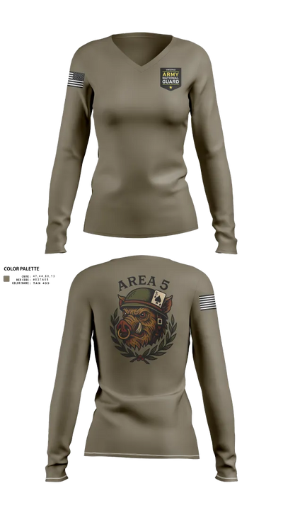 Recruiting & Retention 7221066 Women's Long Sleeve V-neck Shirt - 22