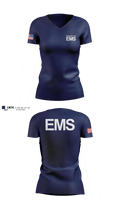 Alexander City EMS 78716200 Women's Short Sleeve V-neck Shirt - 2