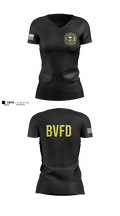 Boonville Fire Department 8599733 Women's Short Sleeve V-neck Shirt - 1