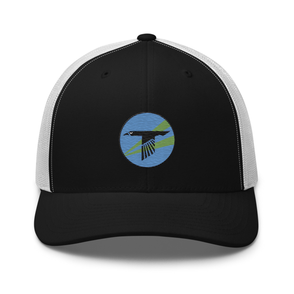 World Famous Black Ravens 41628241 Retro Trucker Hat | Yupoong 6606