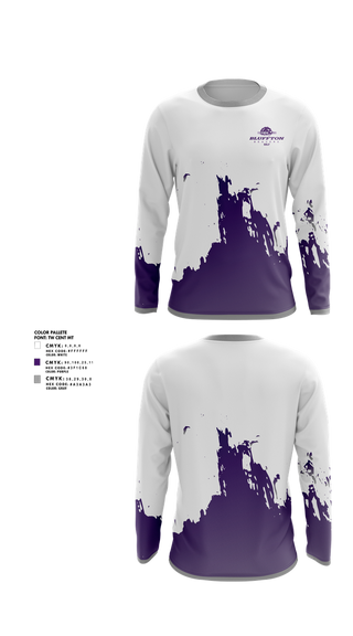 Long Sleeve Performance Shirt, Bluffton University, Golf, Teamtime, Team time, sublimation, custom sports apparel, team uniforms, spirit wear, spiritwear, sports uniforms, custom shirts, team store, custom team store, fundraiser sports, apparel fundraiser