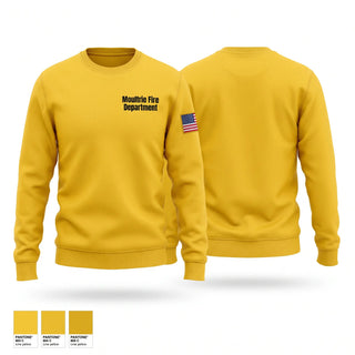Crew Neck Sweatshirt, Moultrie Fire Department, Fire Department, Teamtime, Team time, sublimation, custom sports apparel, team uniforms, spirit wear, spiritwear, sports uniforms, custom shirts, team store, custom team store, fundraiser sports, apparel fundraiser