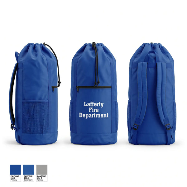 Gear Bag, Lafferty Fire Department, Fire Department, Teamtime, Team time, sublimation, custom sports apparel, team uniforms, spirit wear, spiritwear, sports uniforms, custom shirts, team store, custom team store, fundraiser sports, apparel fundraiser