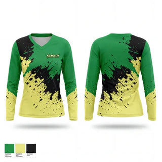 Womens Long Sleeve Vneck Shirt, Shock Fastpitch, Softball, Teamtime, Team time, sublimation, custom sports apparel, team uniforms, spirit wear, spiritwear, sports uniforms, custom shirts, team store, custom team store, fundraiser sports, apparel fundraiser