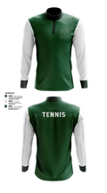 Cass Technical High School Girls Varsity Tennis Team 63156221 Quarter Zip Jacket - 3