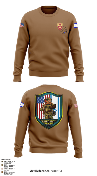 Crew Neck Sweatshirt, 13TH Missile Defense Battery, , Teamtime, Team time, sublimation, custom sports apparel, team uniforms, spirit wear, spiritwear, sports uniforms, custom shirts, team store, custom team store, fundraiser sports, apparel fundraiser