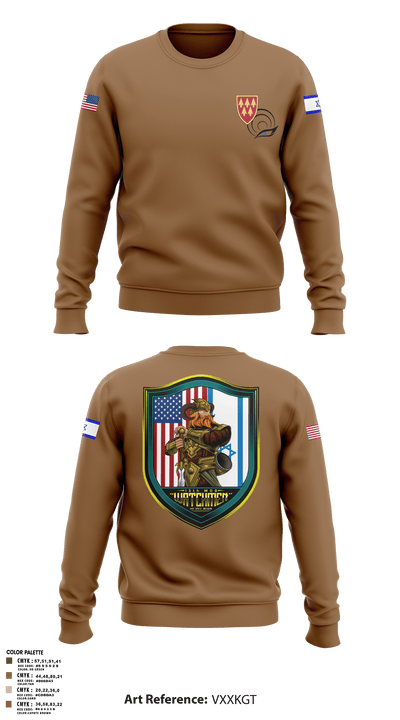 13TH Missile Defense Battery 47346318 Crew Neck Sweatshirt - 8