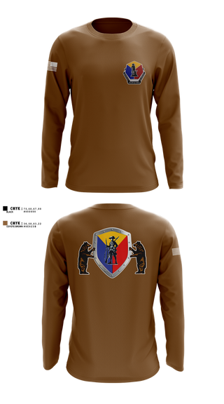 Long Sleeve Performance Shirt, Camp Crowder HHC, , Teamtime, Team time, sublimation, custom sports apparel, team uniforms, spirit wear, spiritwear, sports uniforms, custom shirts, team store, custom team store, fundraiser sports, apparel fundraiser