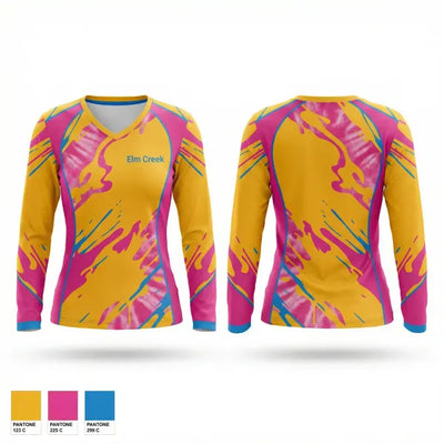 Elm Creek 5557964 Women's Long Sleeve V-neck Shirt - 1