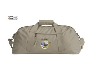 Duffle Bag, Seabees, Navy, Teamtime, Team time, sublimation, custom sports apparel, team uniforms, spirit wear, spiritwear, sports uniforms, custom shirts, team store, custom team store, fundraiser sports, apparel fundraiser