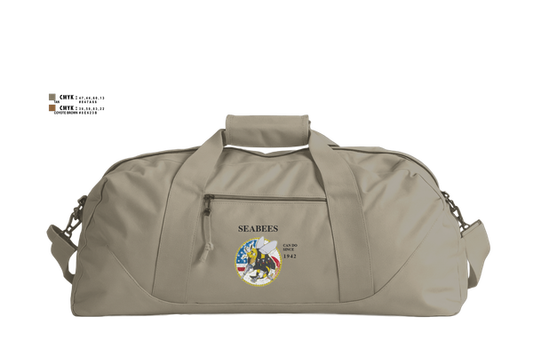 Duffle Bag, Seabees, Navy, Teamtime, Team time, sublimation, custom sports apparel, team uniforms, spirit wear, spiritwear, sports uniforms, custom shirts, team store, custom team store, fundraiser sports, apparel fundraiser