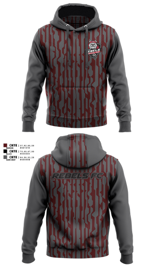 Hoodie, Rebels F. C., Men's Soccer, Teamtime, Team time, sublimation, custom sports apparel, team uniforms, spirit wear, spiritwear, sports uniforms, custom shirts, team store, custom team store, fundraiser sports, apparel fundraiser