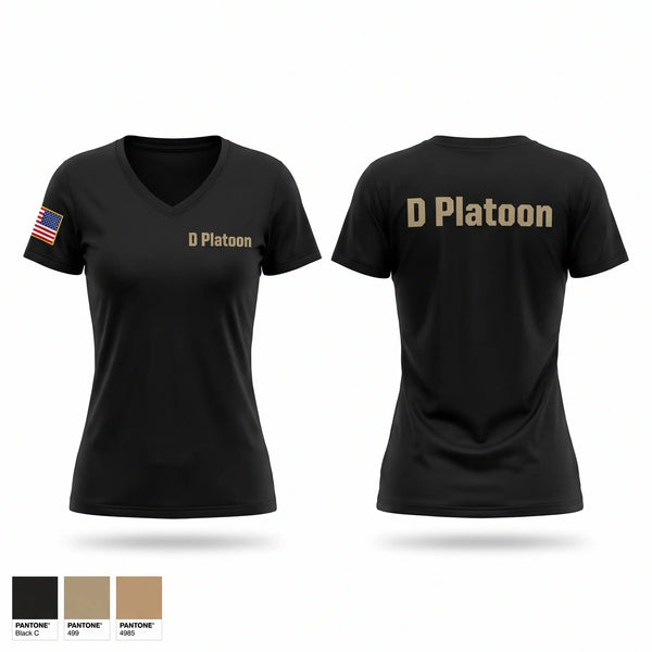Womens Short Sleeve Vneck Shirt, D Platoon, Police, Teamtime, Team time, sublimation, custom sports apparel, team uniforms, spirit wear, spiritwear, sports uniforms, custom shirts, team store, custom team store, fundraiser sports, apparel fundraiser