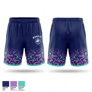 Athletic Shorts With Pockets, Rebels, Women's Soccer, Teamtime, Team time, sublimation, custom sports apparel, team uniforms, spirit wear, spiritwear, sports uniforms, custom shirts, team store, custom team store, fundraiser sports, apparel fundraiser