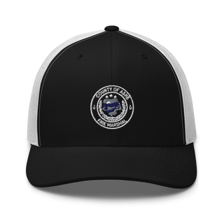 Ashe County Fire Marshal Office 3223251 Retro Trucker Hat | Yupoong 6606