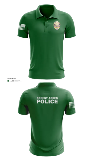 Short Sleeve Performance Polo, FOREST ACRES POLICE DEPARTMENT, Police, Teamtime, Team time, sublimation, custom sports apparel, team uniforms, spirit wear, spiritwear, sports uniforms, custom shirts, team store, custom team store, fundraiser sports, apparel fundraiser