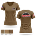 DFCS 4-9 CAV 42747943 Women's Short Sleeve V-neck Shirt - 1