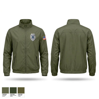 Windbreaker, Connecticut College Campus Safety, Police, Teamtime, Team time, sublimation, custom sports apparel, team uniforms, spirit wear, spiritwear, sports uniforms, custom shirts, team store, custom team store, fundraiser sports, apparel fundraiser