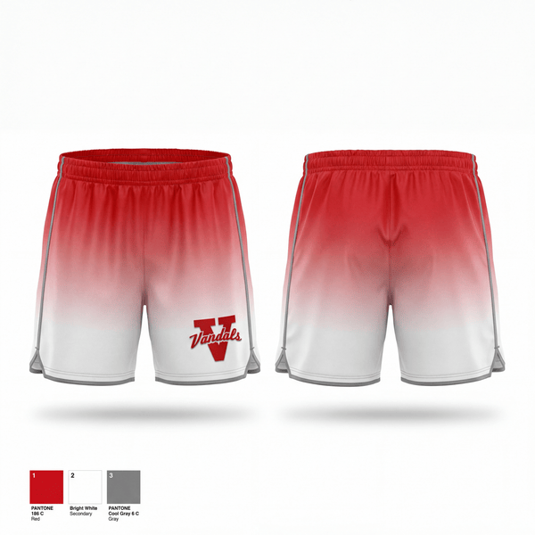 Track Shorts, Vandalia Vandals, Track & Field, Teamtime, Team time, sublimation, custom sports apparel, team uniforms, spirit wear, spiritwear, sports uniforms, custom shirts, team store, custom team store, fundraiser sports, apparel fundraiser