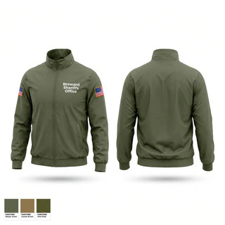 Windbreaker, Broward Sheriff’s Office, Police, Teamtime, Team time, sublimation, custom sports apparel, team uniforms, spirit wear, spiritwear, sports uniforms, custom shirts, team store, custom team store, fundraiser sports, apparel fundraiser