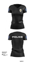 Vincennes Police Department 76255219 Women's Short Sleeve V-neck Shirt - 2