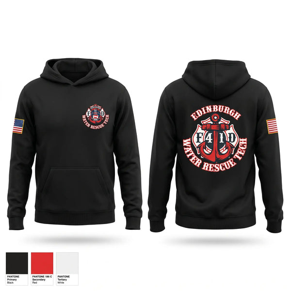 Hoodie, Edinburgh Water Rescue, Fire Department, Teamtime, Team time, sublimation, custom sports apparel, team uniforms, spirit wear, spiritwear, sports uniforms, custom shirts, team store, custom team store, fundraiser sports, apparel fundraiser