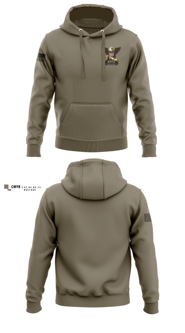 Hoodie, AGCCC, 001-26, Army, Teamtime, Team time, sublimation, custom sports apparel, team uniforms, spirit wear, spiritwear, sports uniforms, custom shirts, team store, custom team store, fundraiser sports, apparel fundraiser