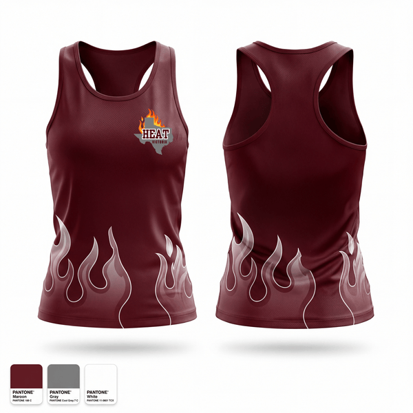 Mens Track Singlet, Victoria HEAT, Track & Field, Teamtime, Team time, sublimation, custom sports apparel, team uniforms, spirit wear, spiritwear, sports uniforms, custom shirts, team store, custom team store, fundraiser sports, apparel fundraiser