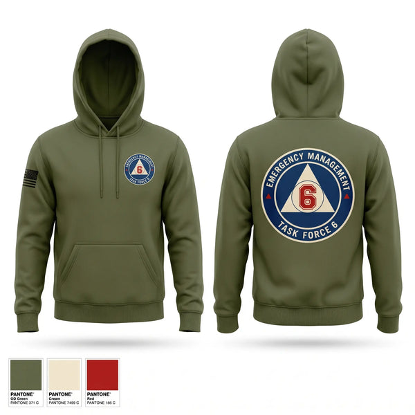 Hoodie, EMA Task Force 6, Fire Department, Teamtime, Team time, sublimation, custom sports apparel, team uniforms, spirit wear, spiritwear, sports uniforms, custom shirts, team store, custom team store, fundraiser sports, apparel fundraiser