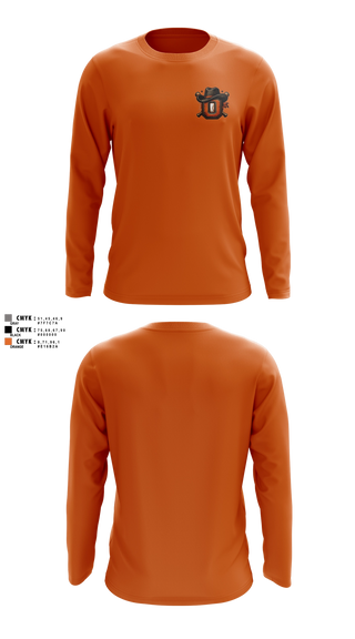 Long Sleeve Performance Shirt, Oxford Outlaws, Baseball, Teamtime, Team time, sublimation, custom sports apparel, team uniforms, spirit wear, spiritwear, sports uniforms, custom shirts, team store, custom team store, fundraiser sports, apparel fundraiser