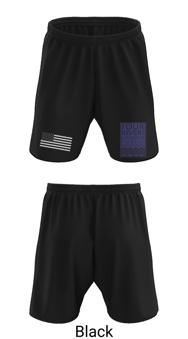 Athletic Shorts With Pockets, Four Rivers, Cross Country, Teamtime, Team time, sublimation, custom sports apparel, team uniforms, spirit wear, spiritwear, sports uniforms, custom shirts, team store, custom team store, fundraiser sports, apparel fundraiser