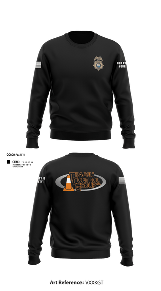 Crew Neck Sweatshirt, TTO, Police, Teamtime, Team time, sublimation, custom sports apparel, team uniforms, spirit wear, spiritwear, sports uniforms, custom shirts, team store, custom team store, fundraiser sports, apparel fundraiser