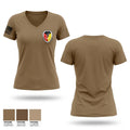 9th Comm Bn Women's Short Sleeve V-neck Shirt - 1