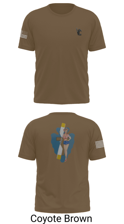 B Co 1/114th Maintenance 9686057 Short Sleeve Performance Shirt - 16