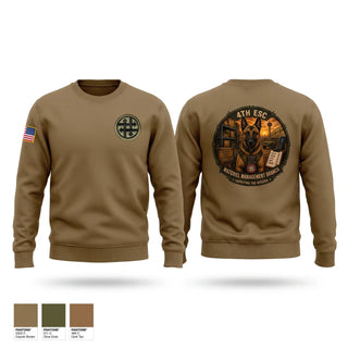 Crew Neck Sweatshirt, 4th ESC, Army, Teamtime, Team time, sublimation, custom sports apparel, team uniforms, spirit wear, spiritwear, sports uniforms, custom shirts, team store, custom team store, fundraiser sports, apparel fundraiser