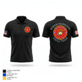 Ruskin Highschool MCJROTC drill team 60499164 Short Sleeve Performance Polo - 1