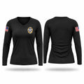 Watkinsville Police Women's Long Sleeve V-neck Shirt - 1