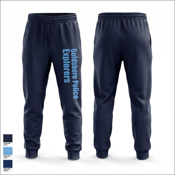 Sweatpants, Goldsboro Police Explorers, Police, Teamtime, Team time, sublimation, custom sports apparel, team uniforms, spirit wear, spiritwear, sports uniforms, custom shirts, team store, custom team store, fundraiser sports, apparel fundraiser